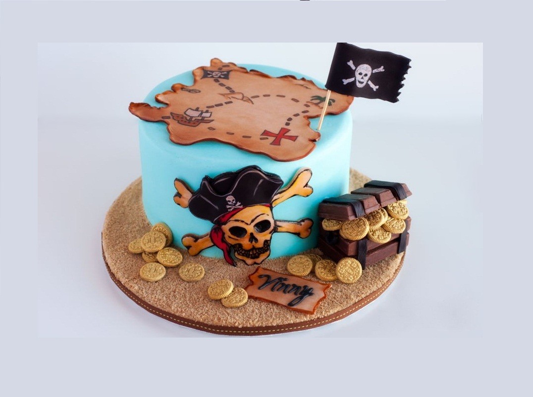 Остров сокровищ картинка на торт