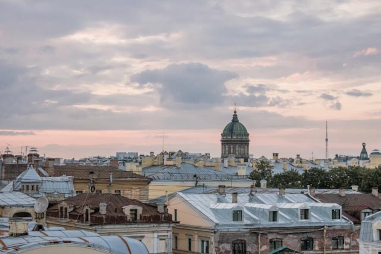 Крыши Санкт Петербурга с Петропавловской